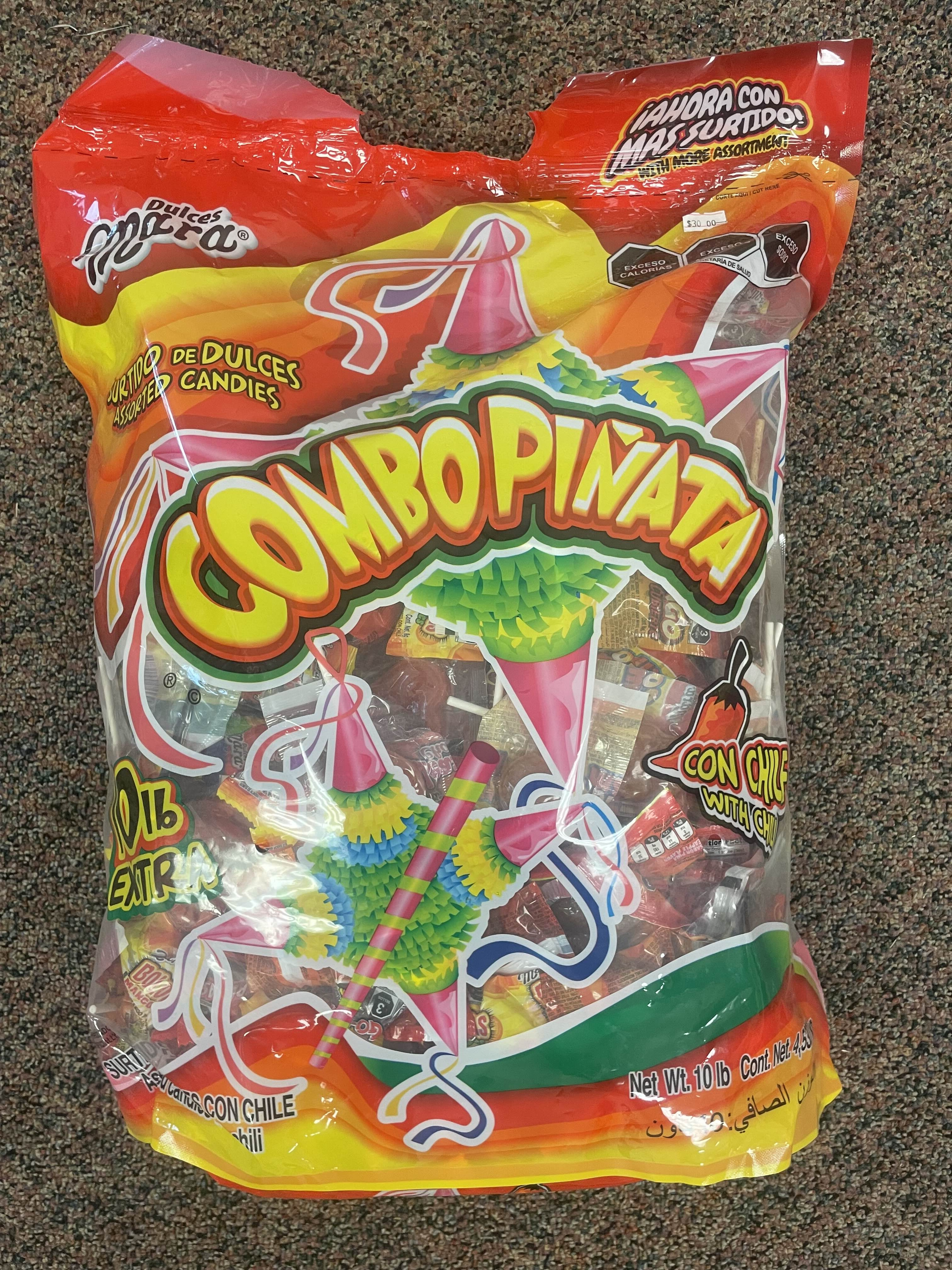 COMBO PINATA 10 LB CANDY BAG