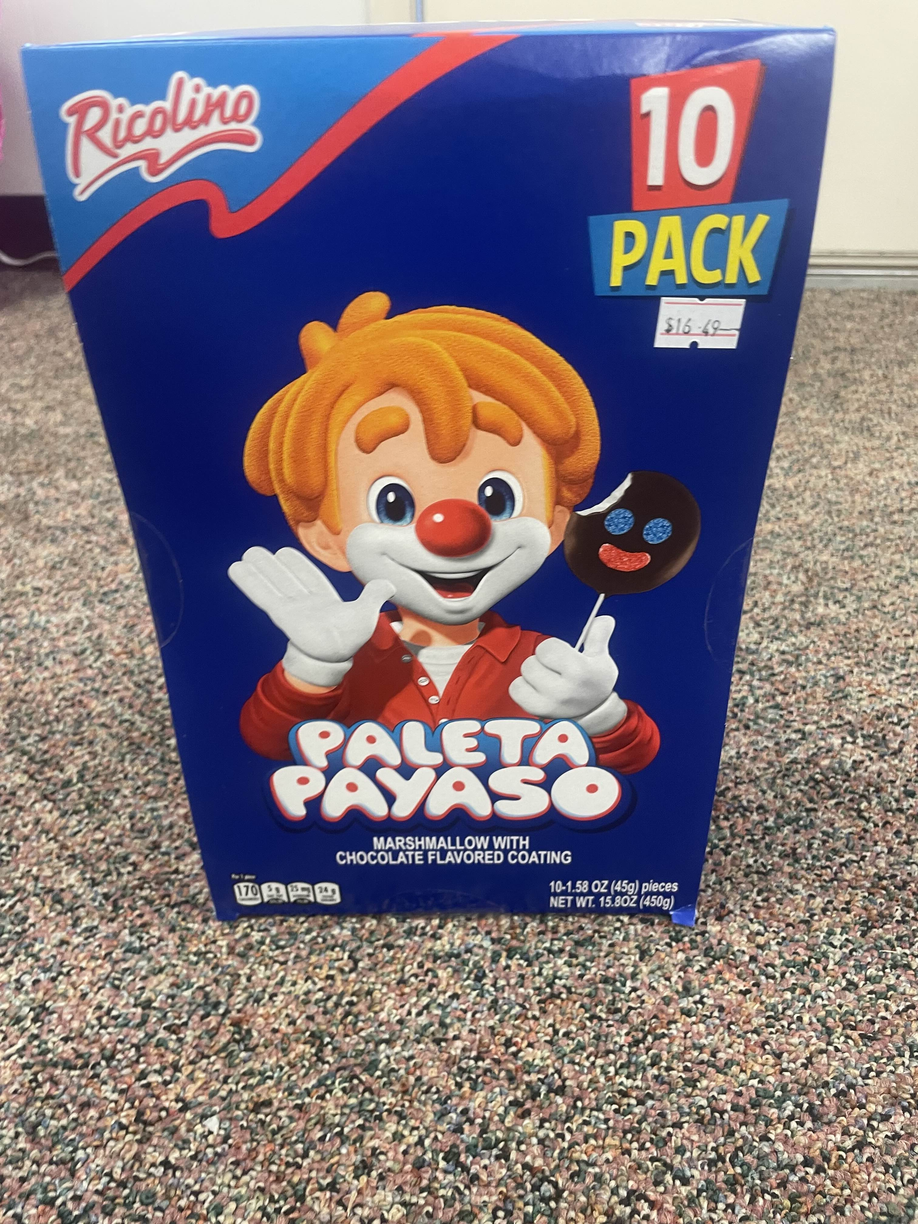 Paleta Payaso 10 pack